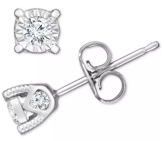 Macys diamond earrings on sale sale